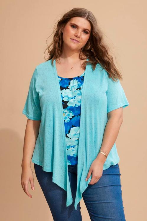 ZHENZI vest Agar wikkel kortXXL=58Maat 46/48 (XL) of groter, Kleding | Dames, Truien en Vesten, Overige kleuren, Nieuw, Maat 46/48 (XL) of groter