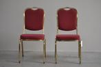 Stoel - goudkleurig metaal - Paar stoelen