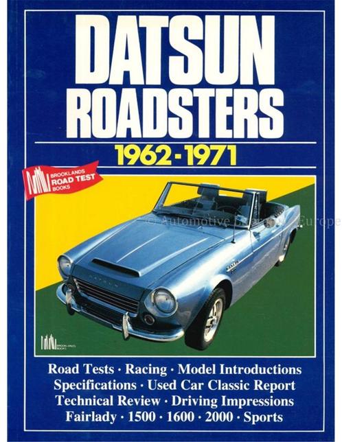 DATSUN ROADSTERS 1962-1971, Livres, Autos | Livres