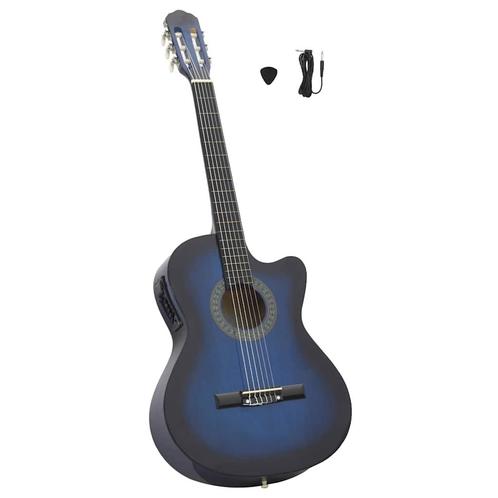 vidaXL Gitaar cutaway met equalizer 6 snaren western, Muziek en Instrumenten, Snaarinstrumenten | Gitaren | Akoestisch, Nieuw