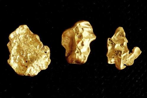 Goud Inheems, Goudklompje uit Frans-Guyana of Suriname, Verzamelen, Mineralen en Fossielen