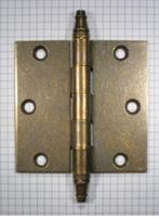 Deurscharnier 89 x 89 mm, ijzer verbronsd, Doe-het-zelf en Bouw, Nieuw, Overige materialen, Klink of Kruk
