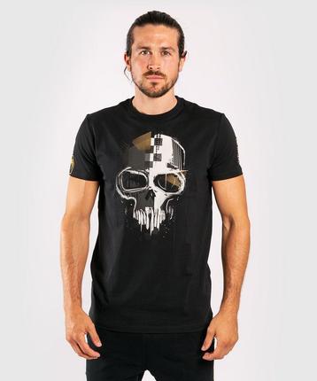 Venum Skull T-shirts Zwart Goud Venum Fightwear