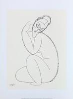 Amedeo Modigliani - Nude Study 2 - Artprint - 40 x 30 cm
