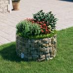 vidaXL Gabion paal rond Ø100x50 cm gegalvaniseerd staal, Tuin en Terras, Verzenden, Nieuw