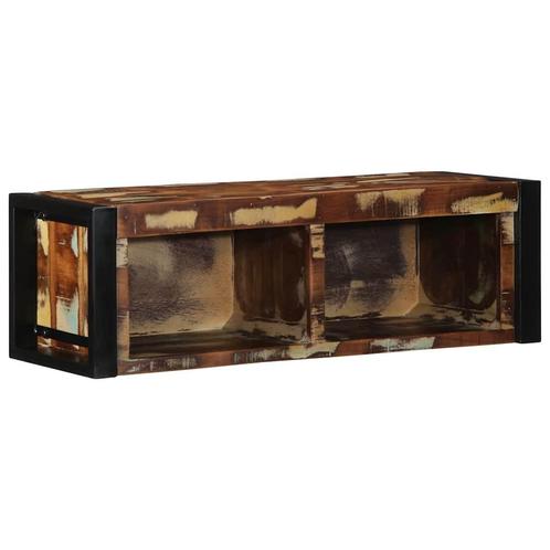 vidaXL Tv-meubel 80x30x25 cm massief gerecycled hout, Huis en Inrichting, Woonaccessoires | Cd- en Dvd-rekken, Nieuw, Verzenden