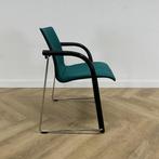 Thonet S320 vergaderstoel / stapelstoel, groen - zwart, Gebruikt, Zwart, Eén