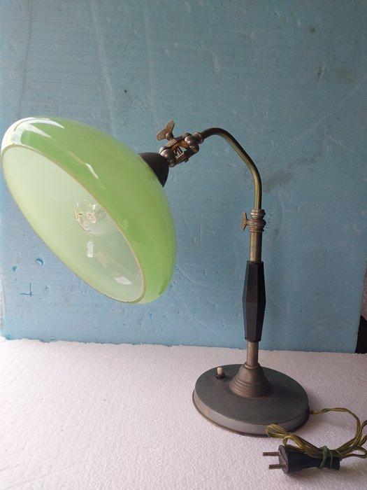 Bieffeplast - Bankierslamp - Voltaire - Kristal, Messing, Antiek en Kunst, Curiosa en Brocante
