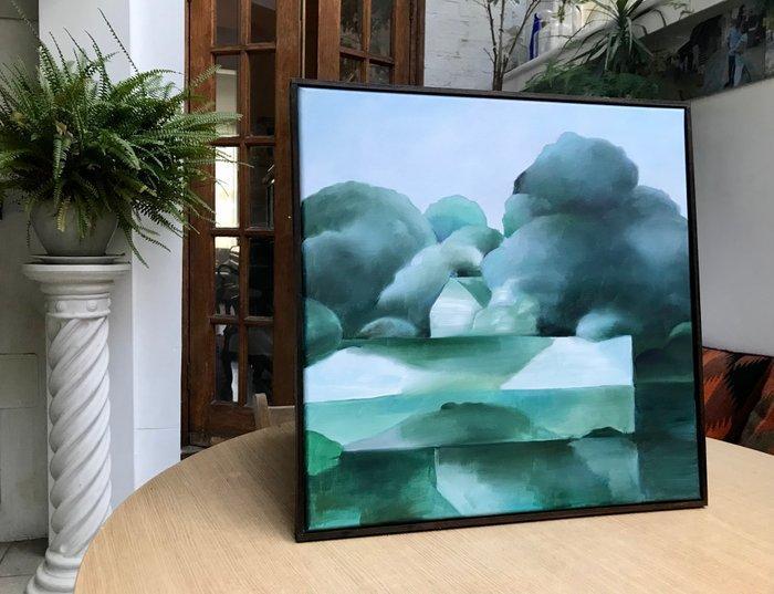 Valery Koroshilov - Green-on-Blue, Antiek en Kunst, Kunst | Schilderijen | Modern