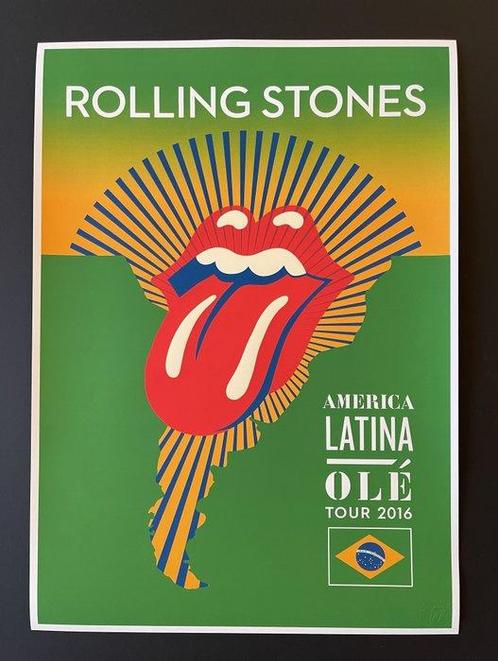 Desconocido. - Concierto The Rolling Stones, America Latina, Antiek en Kunst, Kunst | Tekeningen en Fotografie