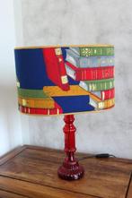 Lampe - avec abat-jour en tissu Fornasetti vintage - verre,