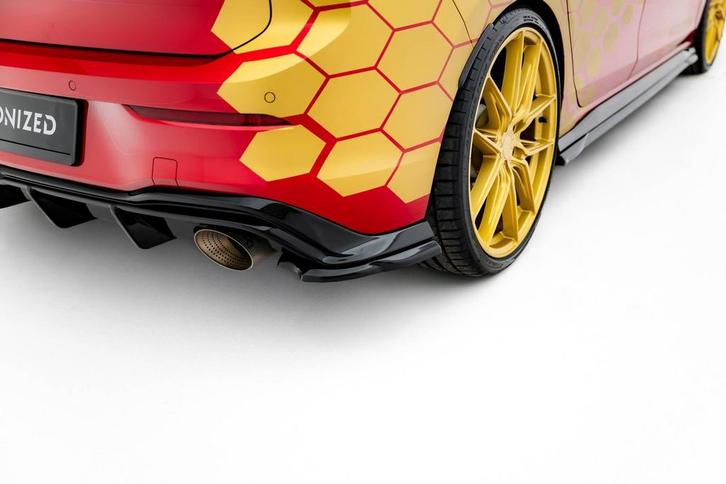 Rear Side splitter V.3 voor VW Golf 8.5 GTI Clubsport, Auto diversen, Tuning en Styling, Ophalen of Verzenden