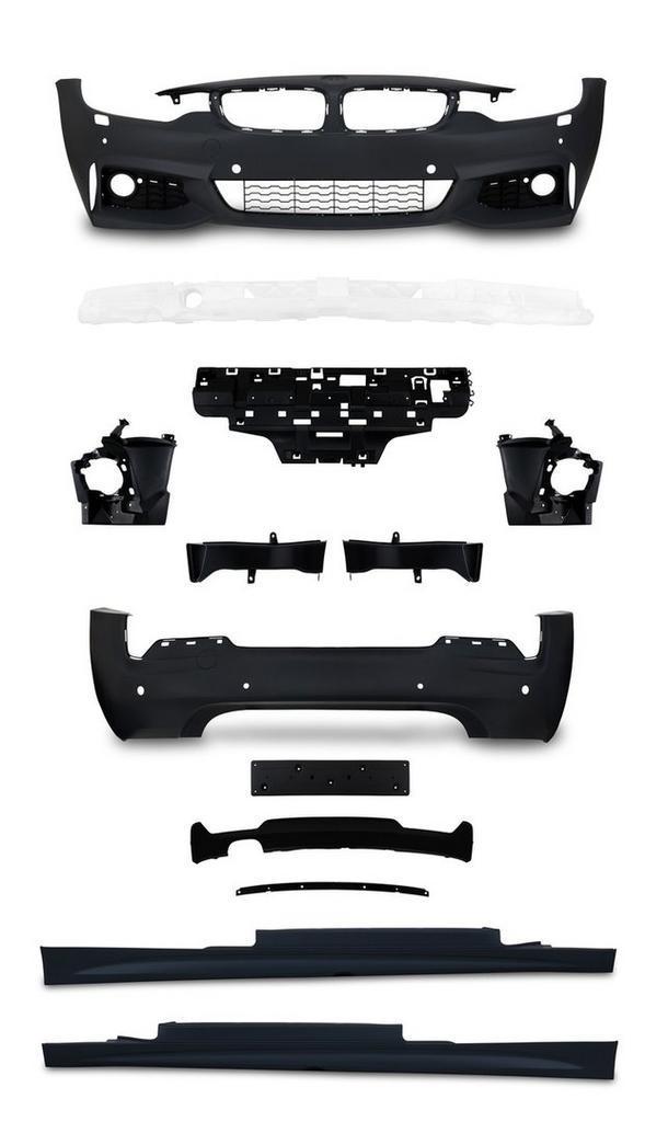 M Pakket Sportlook Pakket BMW 4 Serie F32 F33 B2401, Auto-onderdelen, Carrosserie, Nieuw, BMW, Voor, Achter, Links, Rechts, Bumper