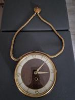 Wandklok - Antiek Hout, Messing - 1950-1960, Antiek en Kunst