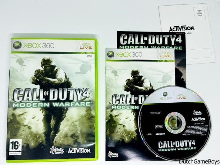 Xbox 360 - Call Of Duty 4 - Modern Warfare, Games en Spelcomputers, Games | Xbox 360, Gebruikt, Verzenden