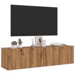 vidaXL Tv-wandmeubel 120x30x30 cm bewerkt hout artisanaal, Verzenden, Nieuw