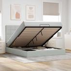 vidaXL Ottoman bed met matrassen 180x200cm fluweel, Verzenden, Nieuw
