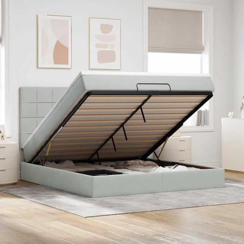 vidaXL Ottoman bed met matrassen 180x200cm fluweel, Huis en Inrichting, Slaapkamer | Bedden, Nieuw, Verzenden