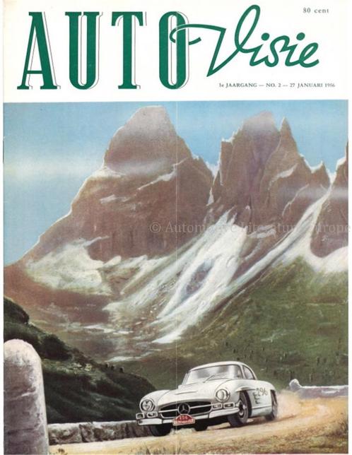 1956 AUTOVISIE MAGAZINE 02 NEDERLANDS, Livres, Journaux & Revues, Enlèvement ou Envoi