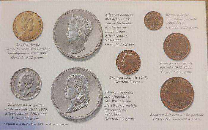 Nederland. De Wilhelmina Collectie 1880-1962 (Zonder, Timbres & Monnaies, Monnaies | Pays-Bas