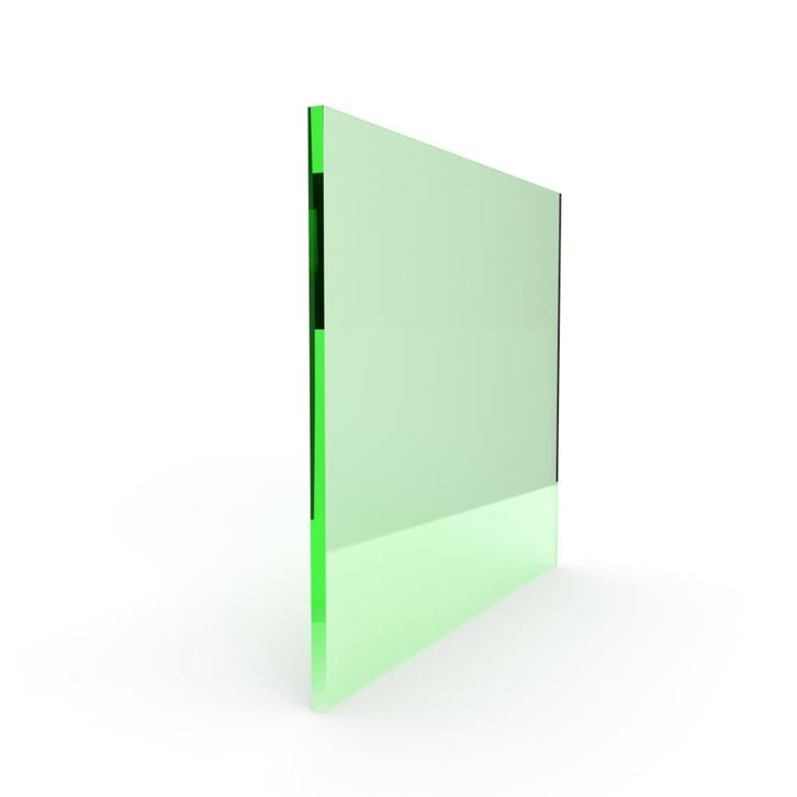Enkel glas gekleurd 6 mm groen, Doe-het-zelf en Bouw, Glas en Ramen, Nieuw, Verzenden
