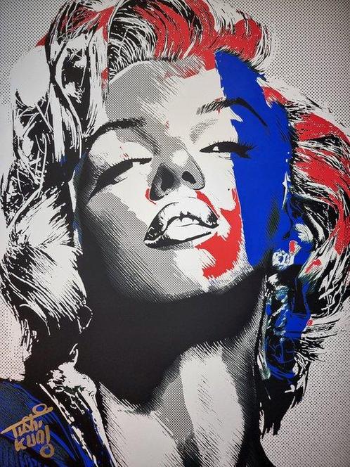 Tushikuni (1973) - Pop Icon 3 (Marylin French kiss edition), Antiek en Kunst, Kunst | Schilderijen | Modern