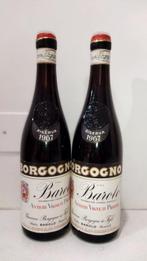 1967 Giacomo Borgogno - Barolo Riserva - 2 Flessen (0.72L), Verzamelen, Nieuw