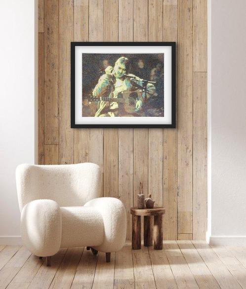 Sidney Perrier - Kurt Cobain - NO reserve, Antiek en Kunst, Kunst | Schilderijen | Modern