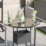 vidaXL Tafelblad rond 500 mm gehard glas, Huis en Inrichting, Verzenden, Nieuw