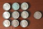 Italië, Republiek 500 Lire argento (10 monete) (Zonder
