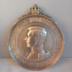 België. 1916 Reliëf medallion Koning Albert I van België