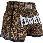 Fluory Muay Thai Shorts Kickboxing Leopard, Verzenden, Vechtsport