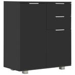 Zwart Dressoir Hoogglans | OP = OP, 55% Voordeel!, Huis en Inrichting, Kasten | Dressoirs, Verzenden, Nieuw, 50 tot 100 cm, 25 tot 50 cm