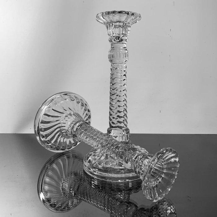 Durover model Allard Art Deco - Kandelaar (2) - persglas, Antiek en Kunst, Curiosa en Brocante