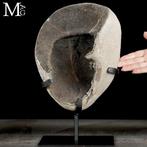 Grijze Amethist Geode – Microkristallijne holte met oeroude