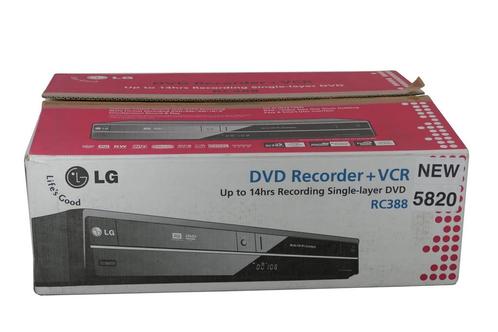 LG RC388 | VHS / DVD Combi Recorder | NEW IN BOX, TV, Hi-fi & Vidéo, Lecteurs vidéo, Envoi