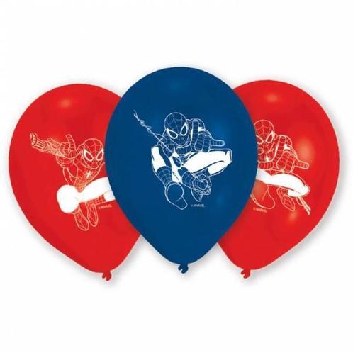 Spiderman Ballonnen 23cm 6st, Hobby en Vrije tijd, Feestartikelen, Nieuw, Verzenden