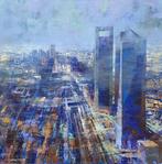 Cristina Bergoglio - Four towers of Madrid- WITH FRAME, Antiek en Kunst