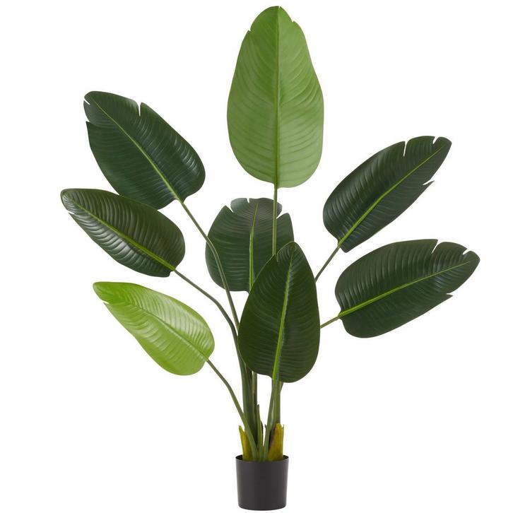 tectake Kunst paradijsvogelboom Tropic, natuurgetrouw - 120, Maison & Meubles, Plantes d'intérieur, Envoi