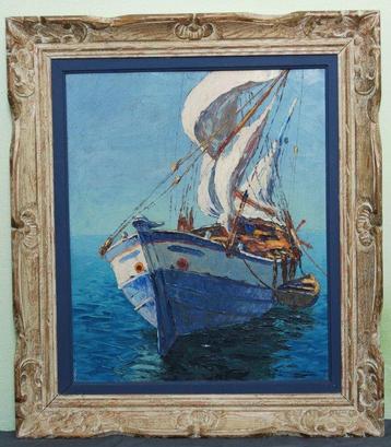 Vincent Cermignani (1902-1971) - Fishing boat at sea