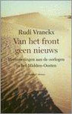 Van het front geen nieuws 9789059900196 Rudi Vranckx, Boeken, Verzenden, Gelezen, Rudi Vranckx