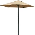 2dekans | PimXL Parasol - Ø200cm - Ecru, Tuin en Terras, Ophalen of Verzenden, Nieuw