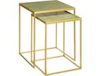 Mica Decorations Aaron Bijzettafel - Set van 2 -, Tuin en Terras, Tuintafels, Verzenden, Nieuw