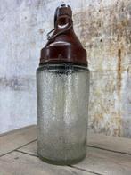 Lamp (2) - gehard glas, Bakeliet, Antiek en Kunst