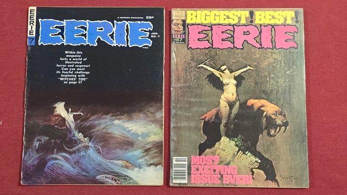 Eerie #7, 87, 124, 125, 129, 132, 133 - 7 Comic - EO -, Livres, BD | Comics