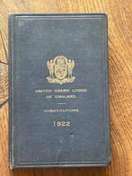 United Grand Lodge of England - Extremely Rare 1922 UGLE