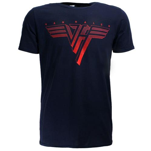 Eddy Van Halen Classic Red Logo T-Shirt - Officiële, Kleding | Heren, T-shirts