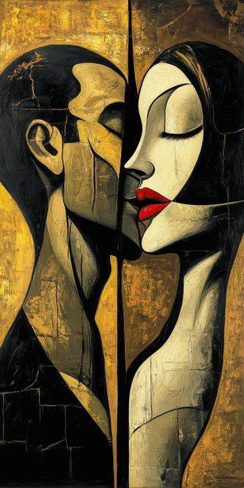 Giancarlo Colombo - GCD Art - Lips Me #104, Antiquités & Art, Art | Peinture | Moderne