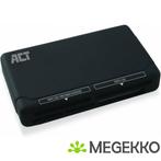 ACT 64-in-1 Cardreader, USB 2.0, zwart, Informatique & Logiciels, Cartes réseau, Verzenden