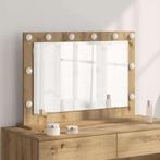 vidaXL Make-up Spiegel met spiegel Artisan Eiken 80 x 55 x, Huis en Inrichting, Verzenden, Nieuw